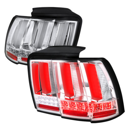 99-04 Ford Mustang Ford Mustang Sequential Led Tail Light - Chrome
