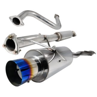 90-93 Honda Accord 2.5 Inch Inlet N1 Style Catback Exhaust With Burnt Tip