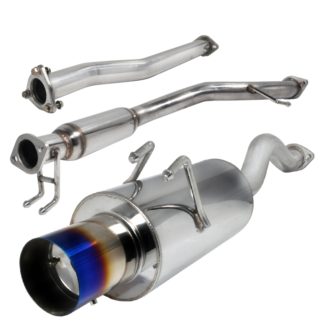 06-09 Honda Civic 2.5 Inch Inlet N1 Style Catback Exhaust With Burnt Tip Si Only