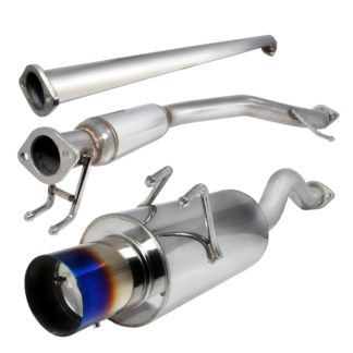06-09 Honda Civic 2.5 Inch Inlet N1 Style Catback Exhaust With Burnt Tip