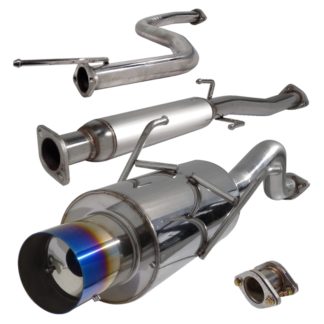 94-01 Acura Integra 2.5 Inch Inlet N1 Style Catback Exhaust With Burnt Tip Gsr Only
