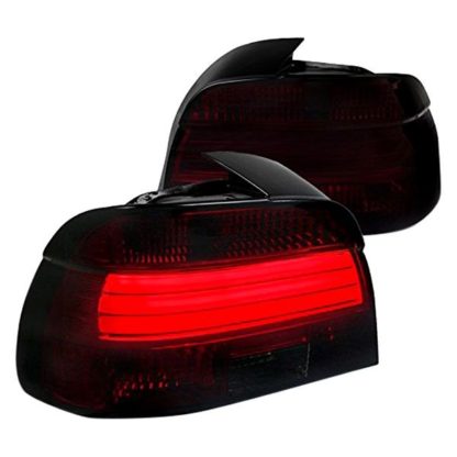 01-03 BMW 5 Series Led Taillights Red Smoke
