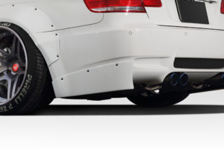 2008-2013 BMW M3 E92 E93 Duraflex Circuit Rear Bumper Extensions - 2 Piece