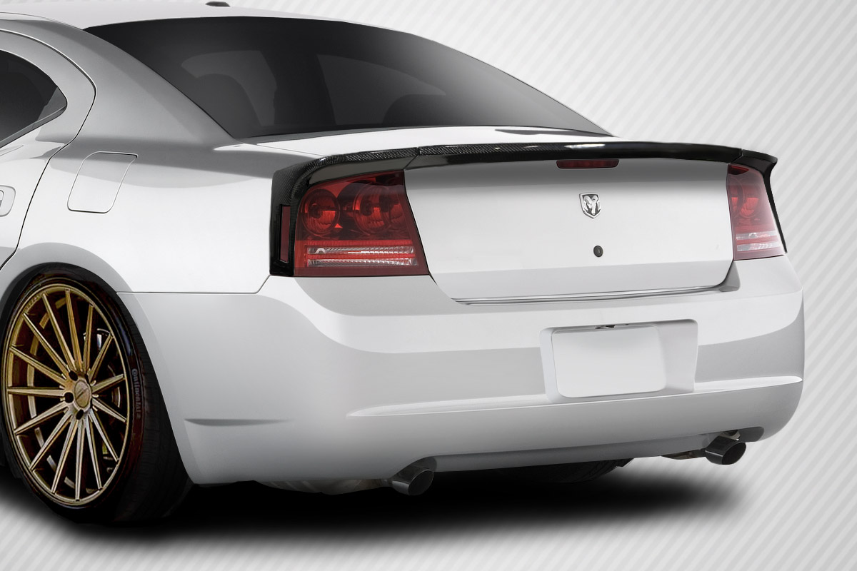 cciyu Black ABS Rear Spoiler Wing Accessories for 2006 2007 2008 2009 2010 Dodge...