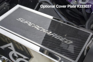 Fuse Box Top Plate Carbon Fiber w/Satin Trim Supercharged Font 2015-2017 Dodge Charger SRT Hellcat