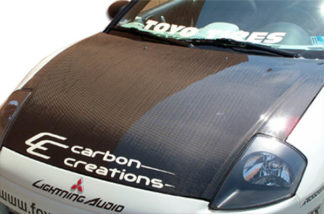 2000-2005 Mitsubishi Eclipse Carbon Creations OEM Hood – 1 Piece