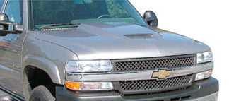1999-2002 Chevrolet Silverado 2000-2006 Tahoe Suburban Duraflex Ram Air Hood - 1 Piece