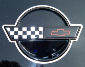 Emblem Trim Rings Polished 2pc |1984-1990 Chevrolet Corvette