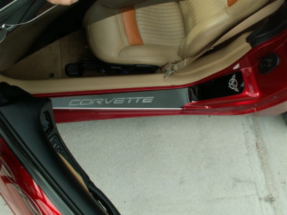 Doorsills Etched GM LICENSED Polished 2pc |1997-2004 Chevrolet Corvette