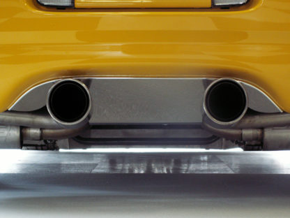 Exhaust Filler Panel Polished Borla Stinger Dual 4" Round Pipes |1997-2004 Chevrolet Corvette