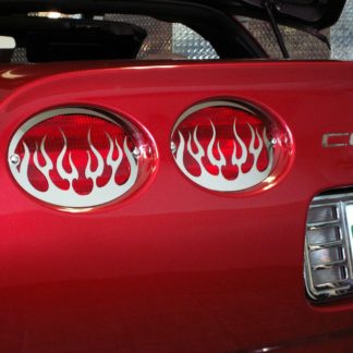 Taillight Grilles Polished Flame 4pc |1997-2004 Chevrolet Corvette
