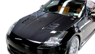 2003-2006 Nissan 350Z Z33 Carbon Creations JGTC Hood - 1 Piece