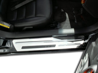 Doorsills Polished Outer w/Chrome Ribs Stock w/opening |2005-2007 Chevrolet Corvette