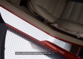 Doorsills Satin Outer Plain No Ribs |2005-2013 Chevrolet Corvette