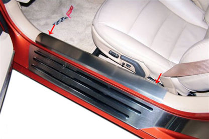 Doorsills Satin Inner |2005-2013 Chevrolet Corvette