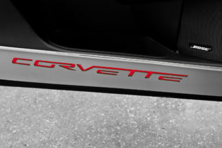 Door Guards Corvette Style Satin 2pc |2005-2013 Chevrolet Corvette