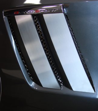 Fender Trim Plates Satin |2010-2013 Chevrolet Corvette