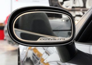 Mirror Trim Side View Corvette Style 2pc GML |2005-2013 Chevrolet Corvette