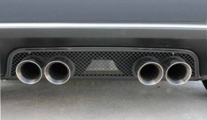 Exhaust Filler Panel Stock Exhaust Laser Mesh Black Stealth |2005-2013 Chevrolet Corvette
