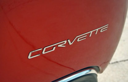 Rear Bumper Letters Polished Corvette GML |2005-2013 Chevrolet Corvette