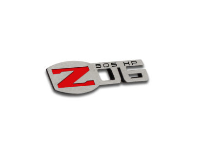 Z06 Stainless Badges 4pc Set 1.71" x .5" |2005-2013 Chevrolet Corvette