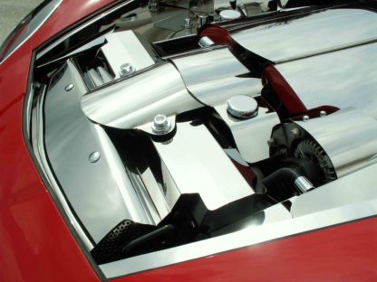Radiator Cover Polished Component 2pc 05-07 |2005-2012 Chevrolet Corvette