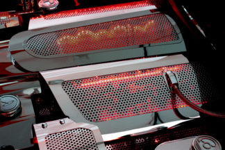 Fuel Rail Covers Perforated Replacement w/cap C6 08-13 Illum. White LED |2008-2013 Chevrolet Corvette
