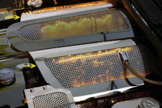 Fuel Rail Covers Perforated Replacement w/cap C6 08-13 Illum. Yellow LED |2008-2013 Chevrolet Corvette