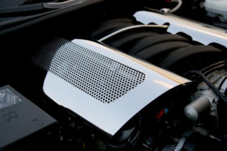 Fuel Rail Covers Perforated Replacement w/cap LS7 Illum. White LED |2006-2012 Chevrolet Corvette