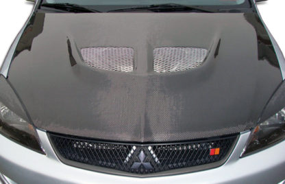 2004-2007 Mitsubishi Lancer Carbon Creations Evo Hood - 1 Piece