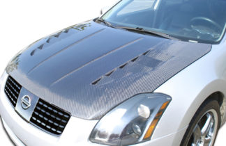 2004-2006 Nissan Maxima Carbon Creations GT-R Hood - 1 Piece (Overstock)