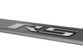 Doorsills Polished  "RS" 2pc  CF White 2010-2015 Chevrolet Camaro
