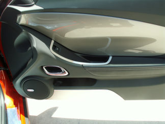 Door Handle Pull Trim Satin Interior 2pc 2010-2015 Chevrolet Camaro