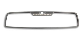 Mirror Trim Rear View Satin "Camaro Style" Rectangle 2010-2013 Chevrolet Camaro
