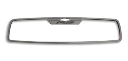 Mirror Trim Rear View Satin "RS Style" Rectangle 2010-2014 Chevrolet Camaro