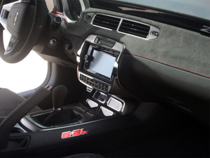 Radio Trim Plate Satin/Polished for Aftermarket Radio 2010-2015 Chevrolet Camaro