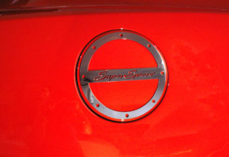 Gas Cap Cover Polished "Super Sport" 2010-2017 Chevrolet Camaro