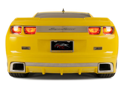Trunk Lid Plate "Super Sport" Style POLISHED Laser Etched 2010-2013 Chevrolet Camaro