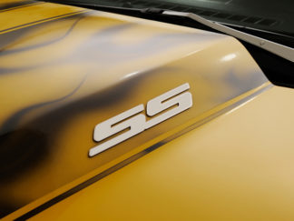 Exterior Badges Satin Solid "SS" 2pc 2010-2013 Chevrolet Camaro