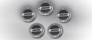 Cap Cover Set Carbon Fiber "SS" Series Automatic 5pc CF Black 2010-2015 Chevrolet Camaro