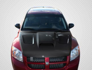 2007-2012 Dodge Caliber Carbon Creations SRT Look Hood – 1 Piece