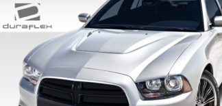 2011-2014 Dodge Charger Duraflex SRT Look Hood - 1 Piece