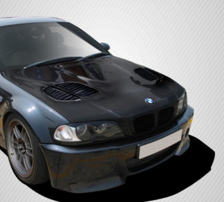 2000-2006 BMW 3 Series E46 2DR Carbon Creations GTR Hood – 1 Piece