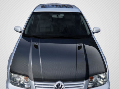 1999-2004 Volkswagen Jetta Carbon Creations RV-S Hood - 1 Piece