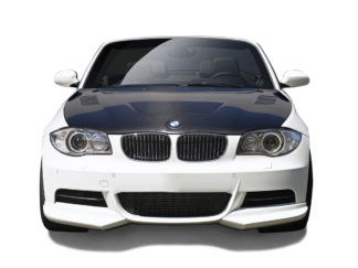 2008-2013 BMW 1 Series M Coupe E82 E88 2DR Convertible E88 Carbon AF-1 Hood ( CFP ) - 1 Piece (Overstock)
