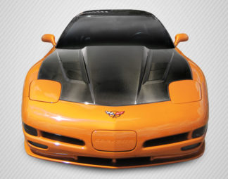 1997-2004 Chevrolet Corvette C5 Carbon Creations DriTech H Design Hood - 1 Piece