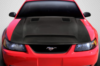 1999-2004 Ford Mustang Carbon Creations DriTech GT500 Hood - 1 Piece