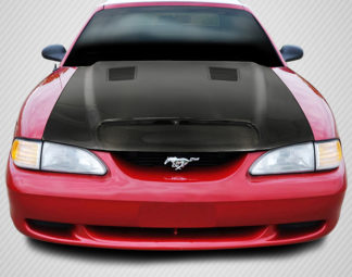 1994-1998 Ford Mustang Carbon Creations DriTech GT500 Hood – 1 Piece