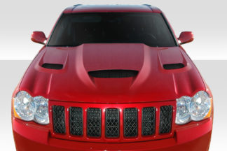 2005-2010 Jeep Grand Cherokee Duraflex Hellcat Look Hood - 1 Piece