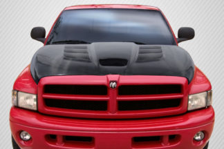 1994-2001 Dodge Ram Carbon Creations DriTech Viper Look Hood - 1 Piece